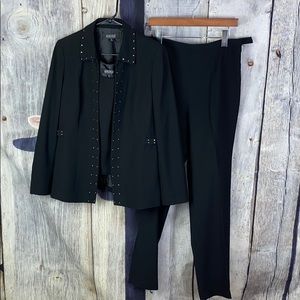 Kasper 3 Pieces Black Suit Size 6